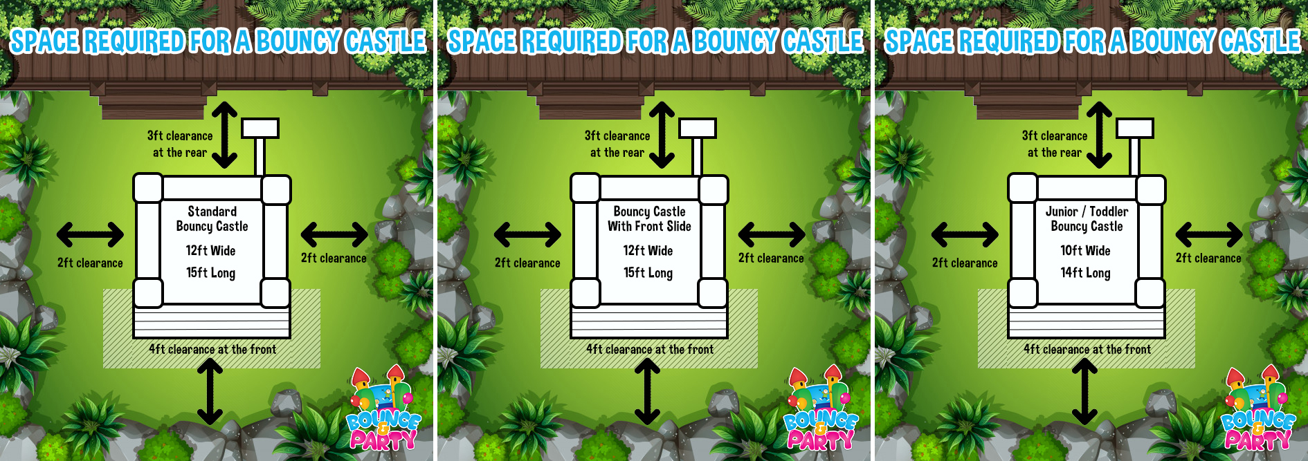 Rules Bouncy Castle Safety Instructions Sign X Banner System 